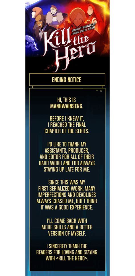 [Kill the hero] Ended : r/manhwa