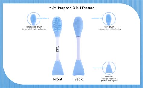 Glam21 Multipurpose Silicone Brush | 2in1 Soft Double-sided Deep ...