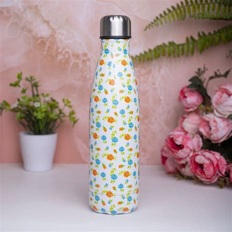 Stainless Steel Water Bottle - 500ml, Multicolour – MARKET99