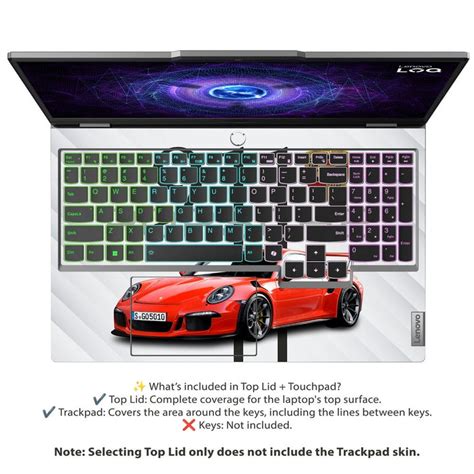 Shop Porsche 911 Red Convertible Laptop Skin for Lenovo LOQ | Buy ...