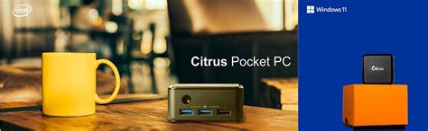 CITRUS Pocket Pc,Intel Celeron Quad Core,Memory 4Gb Ddr4,Storage Emmc ...