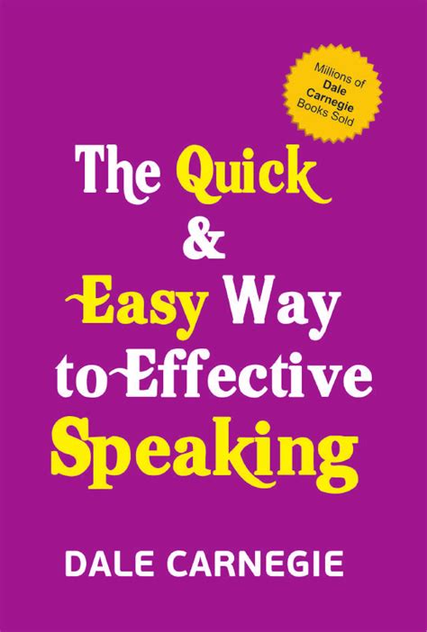THE QUICK & EASY WAY TO EFFECT SPEAKING By DALE CARNE – The Indian Book ...