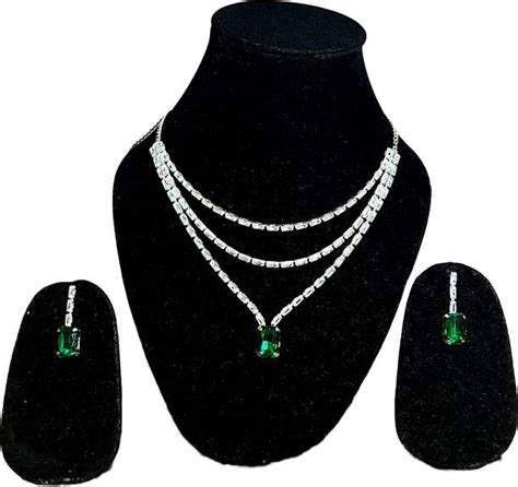Green Jewellery Sets - Buy Green Jewellery Sets Online at Best Prices ...