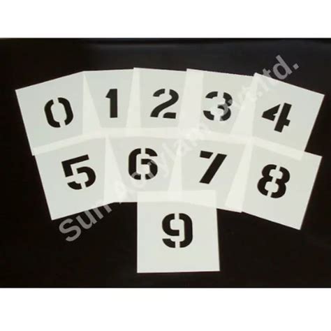 Industrial Factory Used Stencil - Sun Acrylam Private Limited