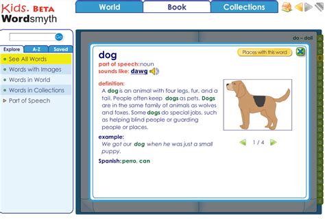 Free Technology for Teachers: Four Visual Dictionaries and a Thesaurus for Kids
