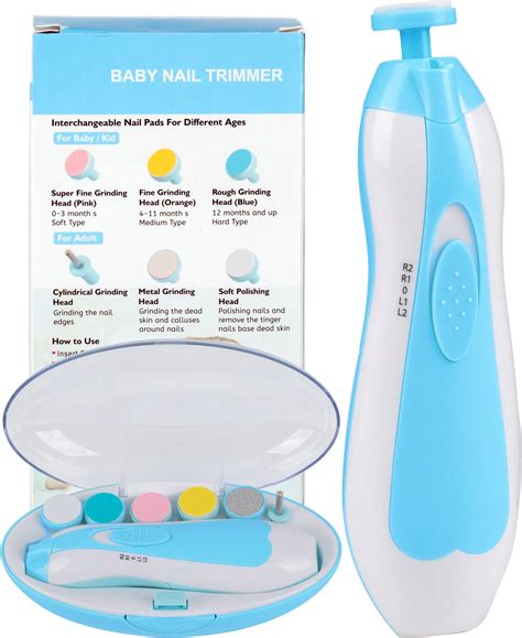 Amazon.com: Baby Nail File Clippers Electric: Baby Nail Trimmer ...