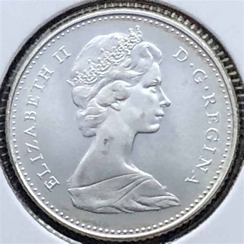 1968 Canada 10 Cents Silver B.UNC