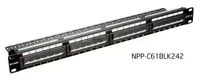 D-Link 24-Port cat6 UTP Fully Loaded Patch Panel