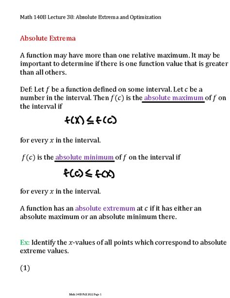 Image result for Absolute Extremas Math
