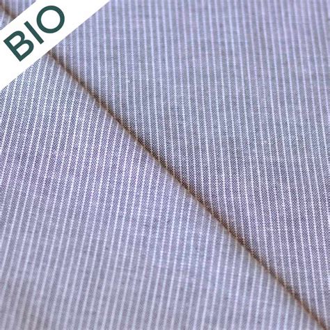 Tissu rayé | bleu marine | Bio - A&A Patrons
