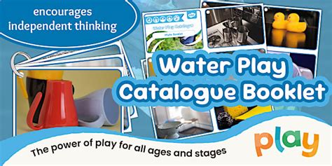 Water Play Catalogue Photo Booklet