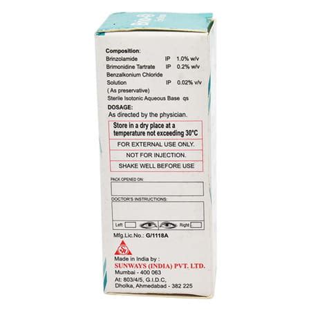 Buy BRIO B EYE DROP 5 ML Online & Get Upto 60% OFF at PharmEasy