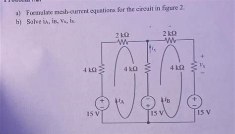 Image result for Mesh Current Equations