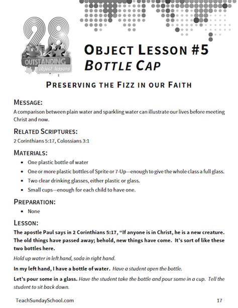 Image result for Faith Object Lesson