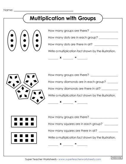 Image result for Elementary Math Worksheets Multiplication