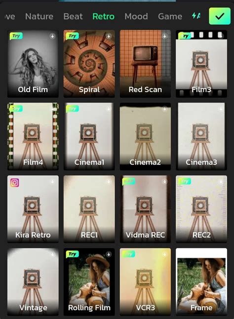 Creative Video Effects 的图像结果