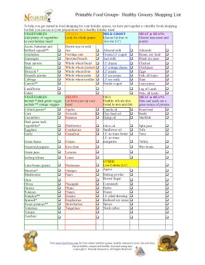 2009-2026 Form Nourish Interactive Printable Food Groups Healthy ...