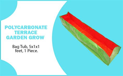 Bio Blooms Agro India Pvt.Ltd. 5x1x1 feet HDPE Rectangular Grow Bags ...