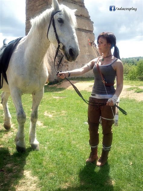 Lara Croft cosplay with Horse - Magic... by AdaCroft on DeviantArt