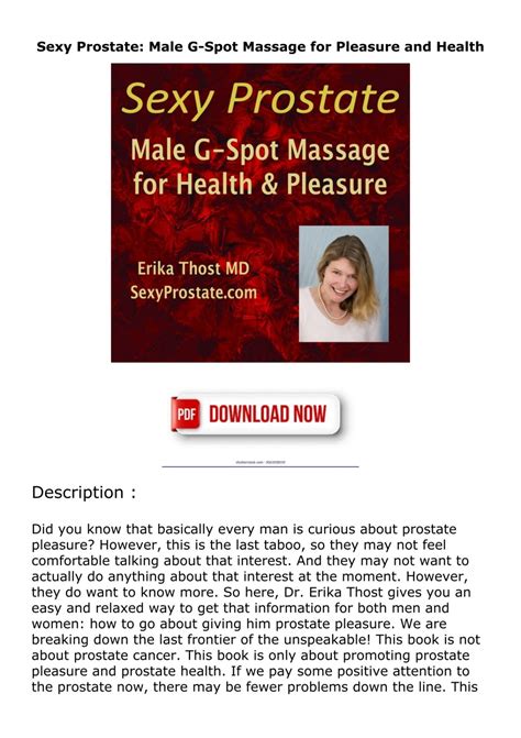 PDF_ Sexy Prostate: Male G-Spot Massage for Pleasure and Health