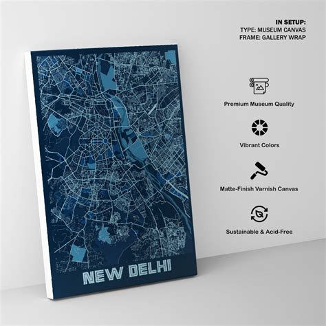 New Delhi India Map Road Map Of Central Part Of Delhi City | Maps Of