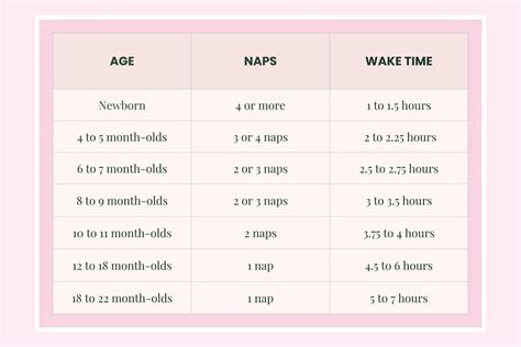 Baby Wake Windows by Age — Nurture the Nest