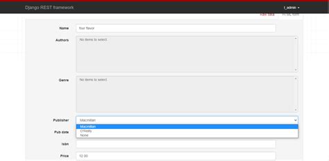 Post API in Django 的图像结果
