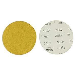 100 Pack - 6" Inch No Hole Hook and Loop Sanding Discs for Orbital DA ...