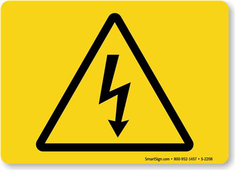 Electricity Warning Sign 的图像结果