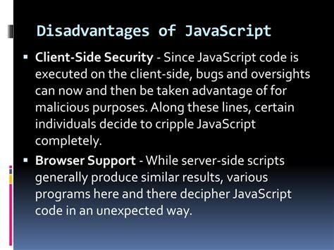 Image result for Disadvantages of Functions in JavaScript