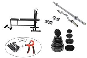 Buy Boydkare Gym Bench for 4 Exercises in 1 Bench (Incline/Decline/Flat ...