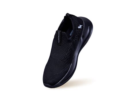 Knit Trainers For Men : Black