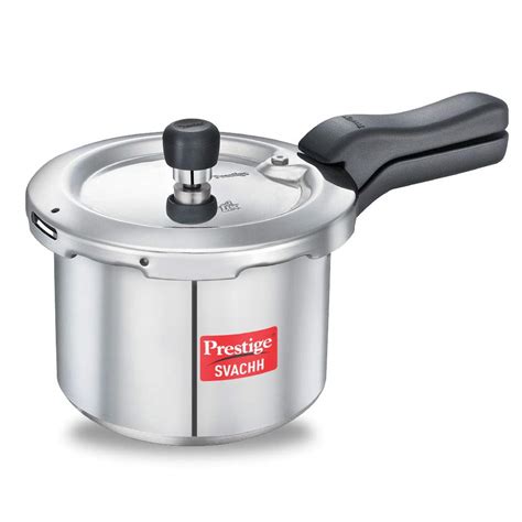 Prestige Svachh Aluminium Outer Lid Pressure Cooker 3 L (Silver), 3 ...