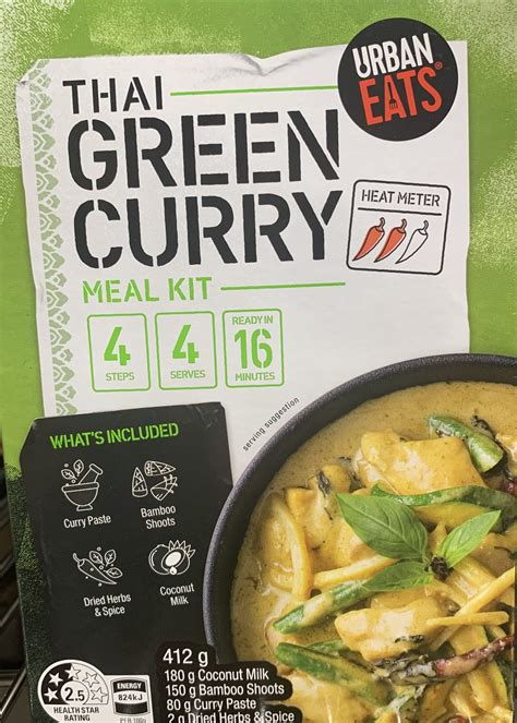 Urban Eats Thai Green Curry Meal Kit 412g – Gluten Free Products of ...