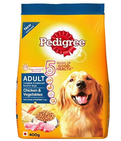Pedigree Adult Dog Food Chicken & Vegetable (400gm) | Poshaprani.com