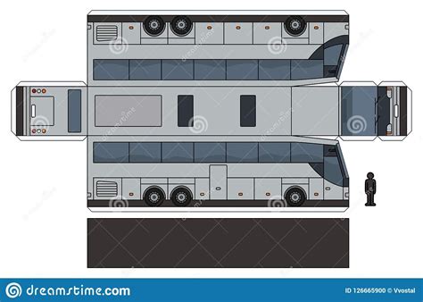 Printable 3d Paper Bus Template - Free Printable