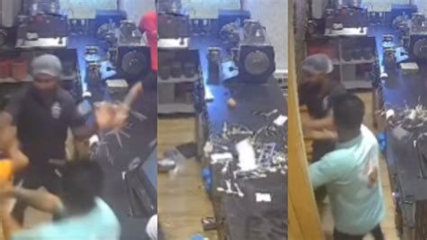 On Camera: Restaurant Employee, Friends Thrash Owner Over Salary ...