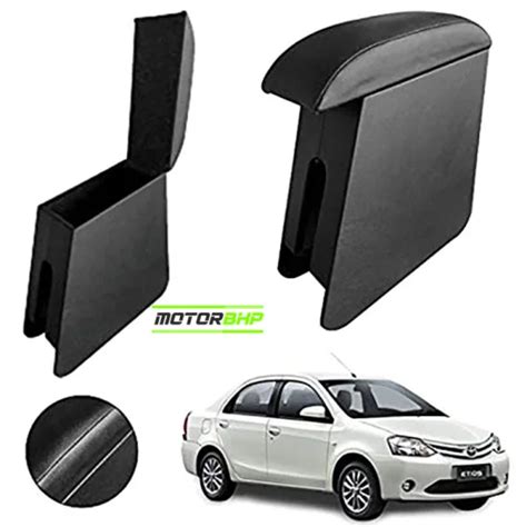 Buy Toyota Etios Car Armrest Center Console Hand Rest Black ...