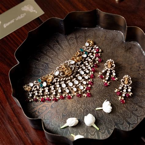 Amba Victorian Choker | Handmade Silver Antique Necklace Chennai