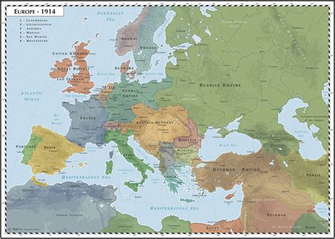 World Maps Library - Complete Resources: Maps Of Europe 1914