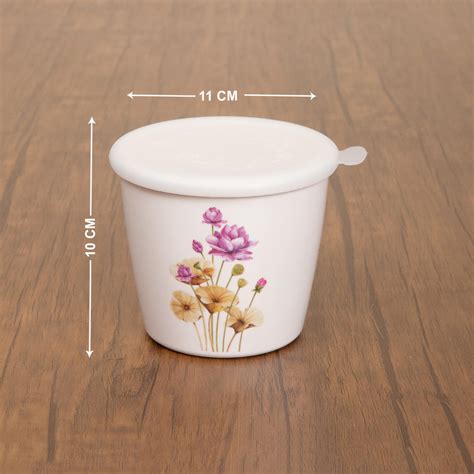 Buy Alora-Malia Floral Print Canister from Home Centre at just INR 199.0