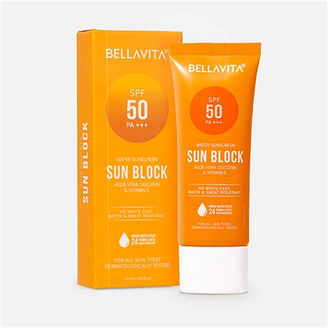 Water Based Sunscreen SPF 50 PA+++ | Lightweight & Non-Greasy ...
