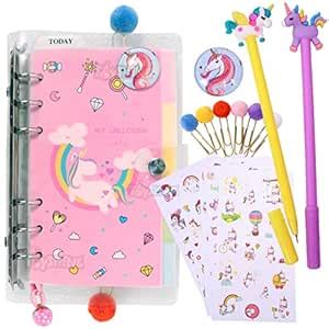 Toyshine DIY Customize Your Own Unicorn Colorful Notebook Diary ...