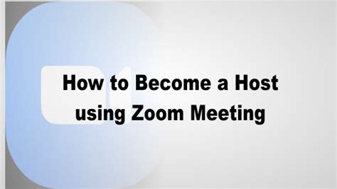 Image result for Zoom Host Tutorial