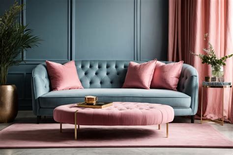 Fabric Sofa And Coffee Table Free Stock Photo - Public Domain Pictures