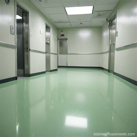 Light Green Hospital Floor | Stable Diffusion Online
