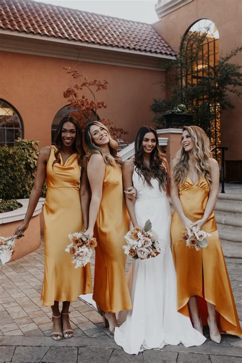 Antique Gold Bridesmaid Dresses