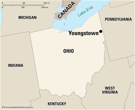 Cleveland Ohio Usa Map