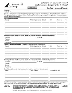 2019-2026 Form National Life Group 1531 - Blank Fillable Template ...
