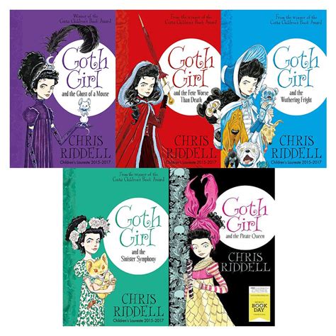 Buy Chris Riddell Goth Girl Collection 4 Books Set (and the Wuthering ...